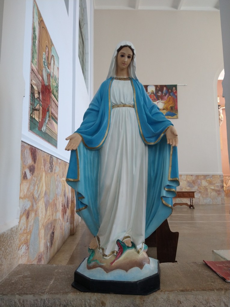 Nossa Senhora das Graças, da Igreja Matriz de São Sebastião, localizada em Barbacena, MG.